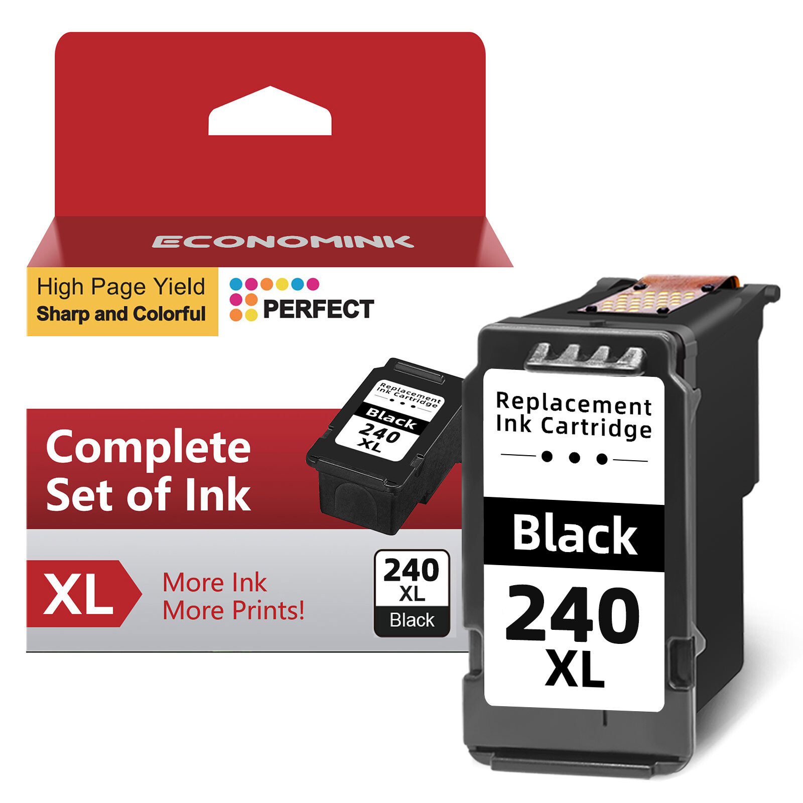 PG-240XL CL-241XL Ink Cartridges for Canon 240 241 Ink Combo PIXMA MG3600 MG3620
