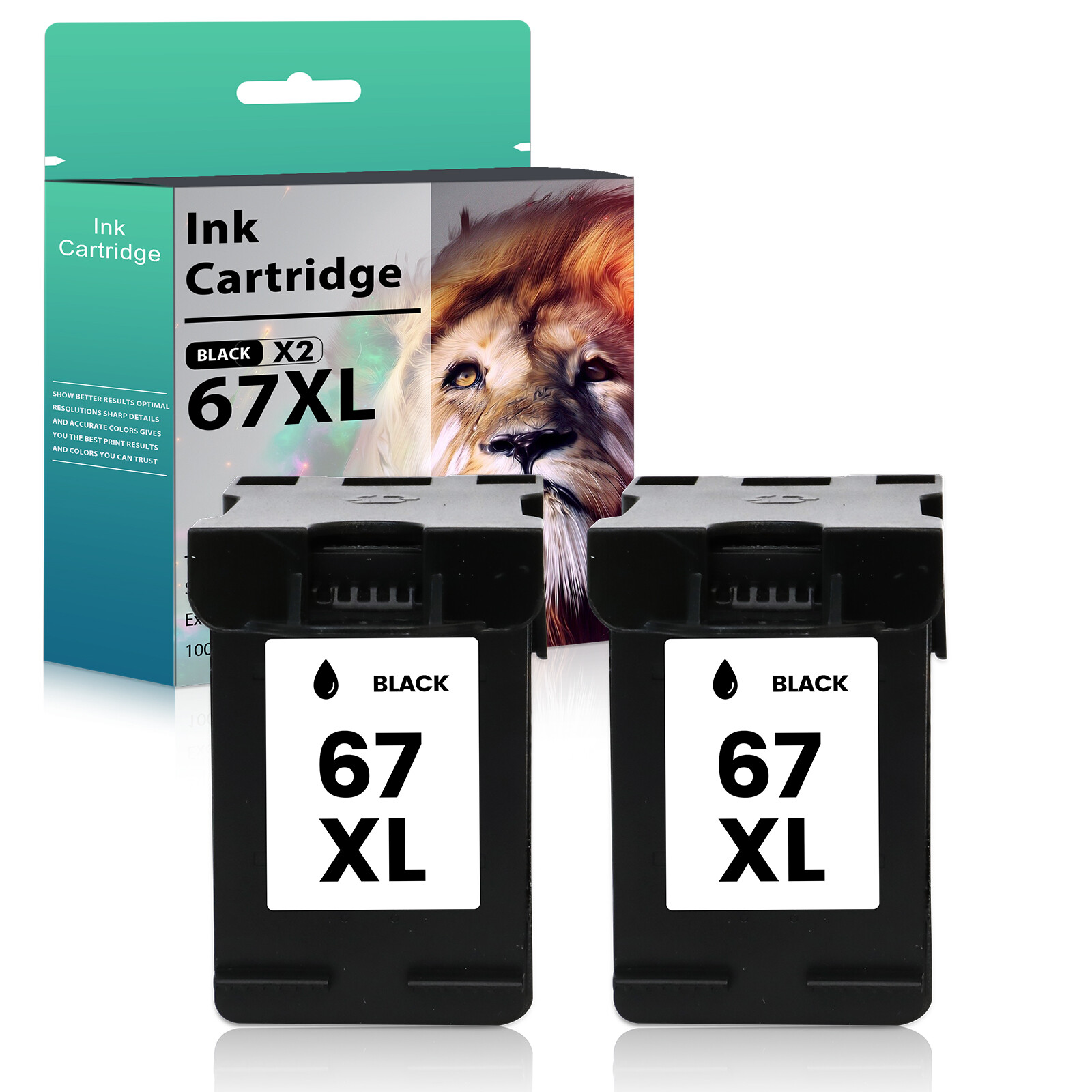 67xl Ink Cartridges for HP 67 Ink Deskjet 2700 2755 4155 Envy 6000 6055 Printers