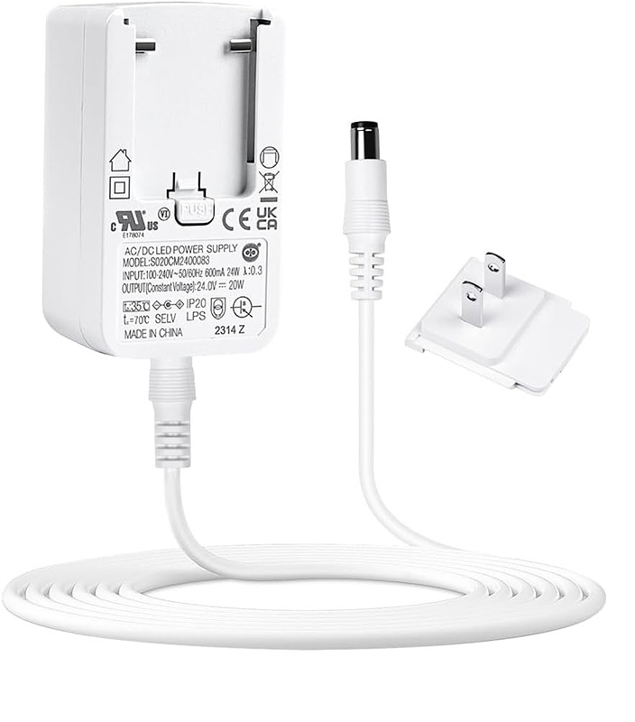 Genuine Philips Hue Lightstrip 24W Power Adapter Charger w/ 9 FEET Cable