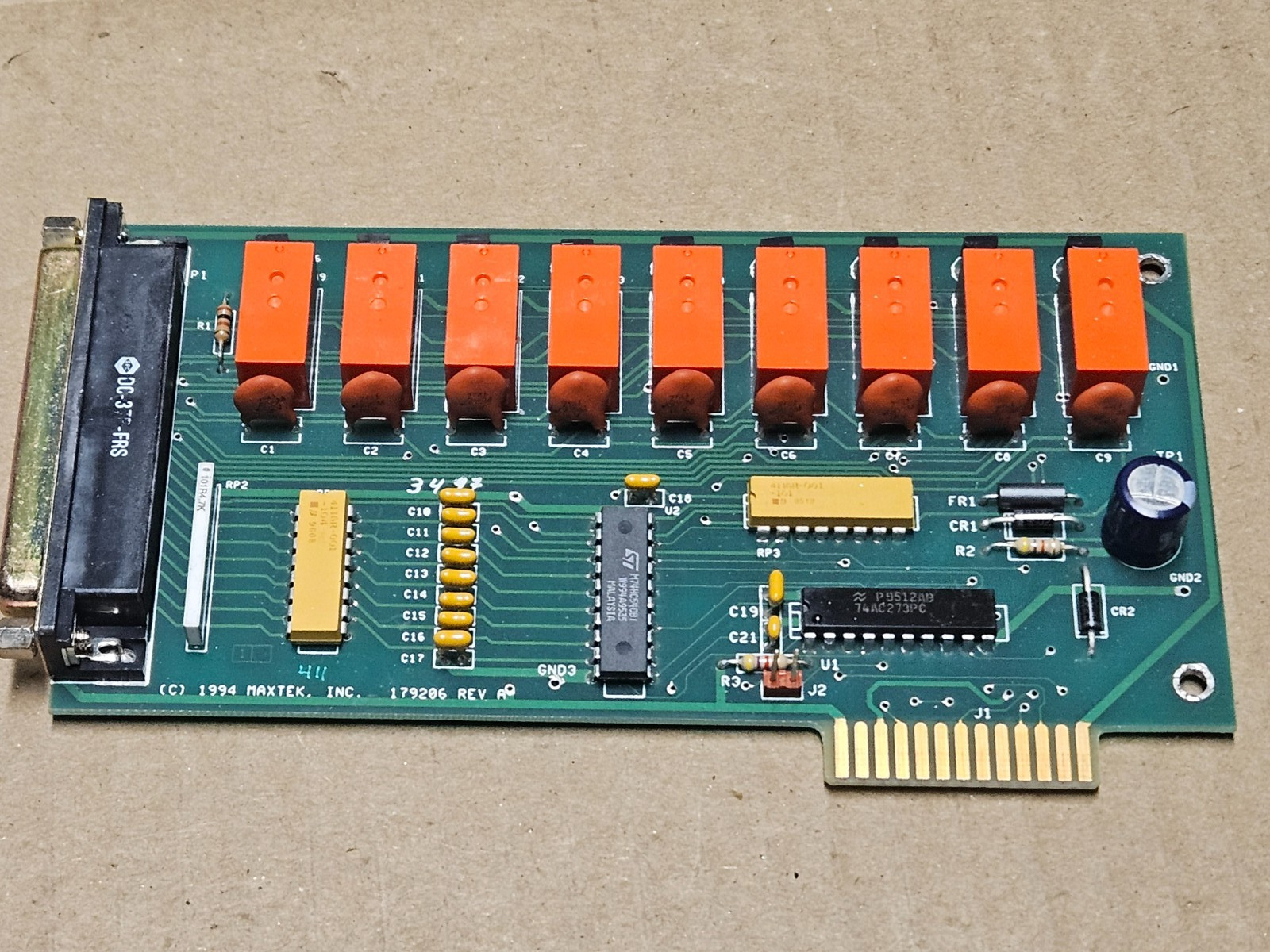Maxtek MDC-360 PCB 179206 Rev A Control Board – Working Pull