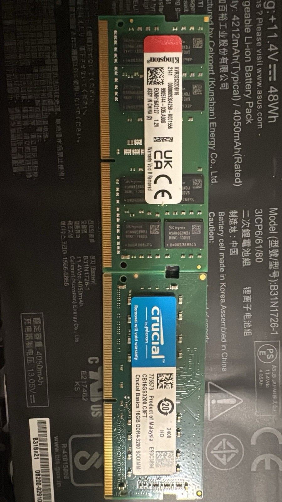 Crucial Ballistix 32GB DDR4-3600