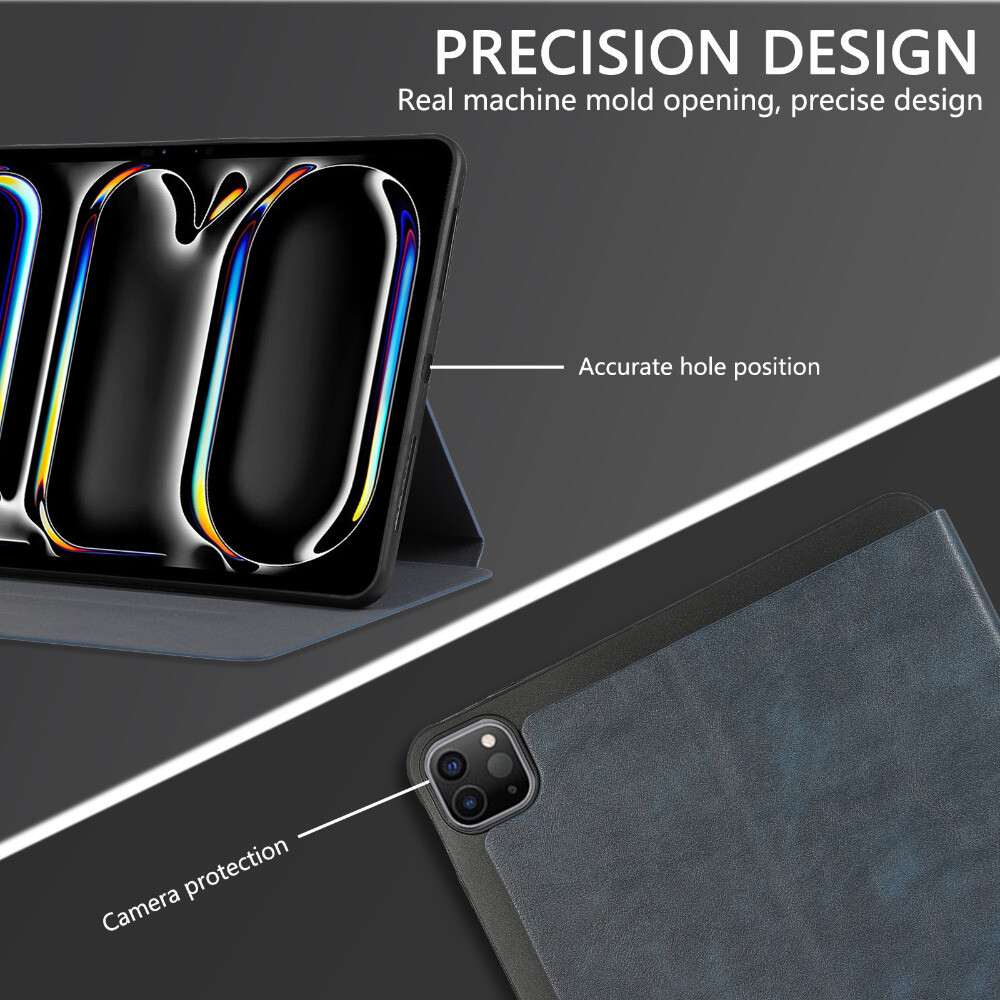 TPU Leather Case for iPad Mini 7 (A17 Pro) 2024 / iPad Mini 6 2021 Stand Cover