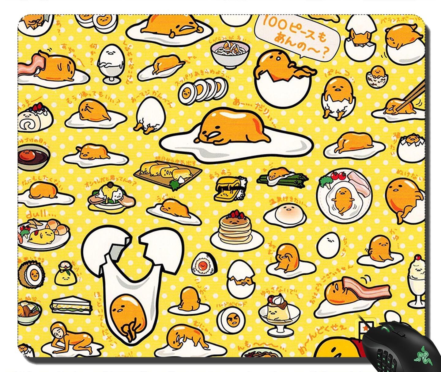 Many Cute Gudetama mousepad macbook dell lenovo hp