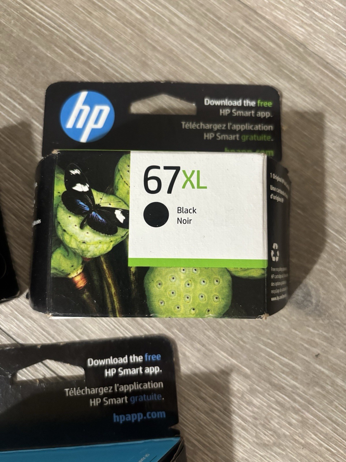 1x HP 67XL Ink Cartridge Black 3YM57AN & 2x Tri-Color 3YM58AN SEALED EXP. 2023