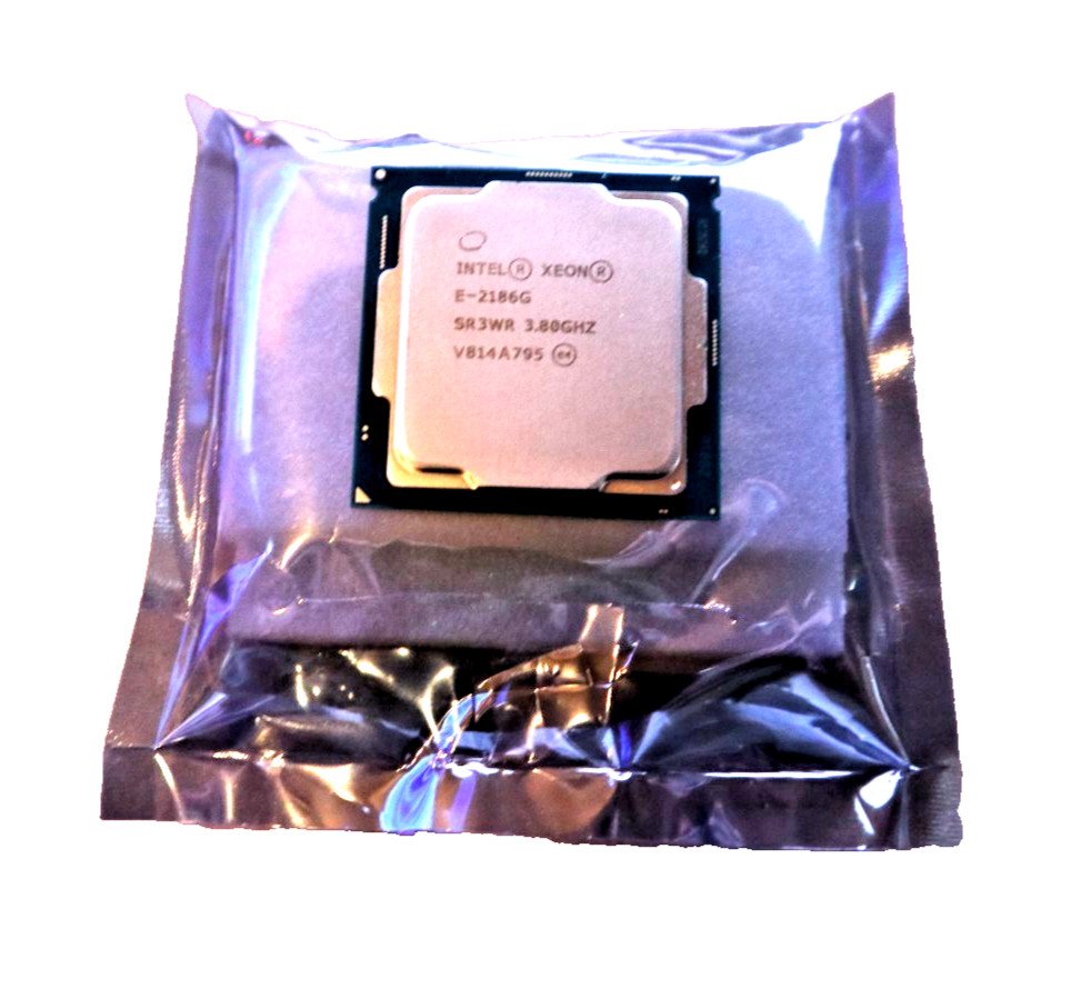 Intel Xeon E-2186G SR3WR 3.8GHz 6-Core 12MB LGA1151 CPU – Free Shipping