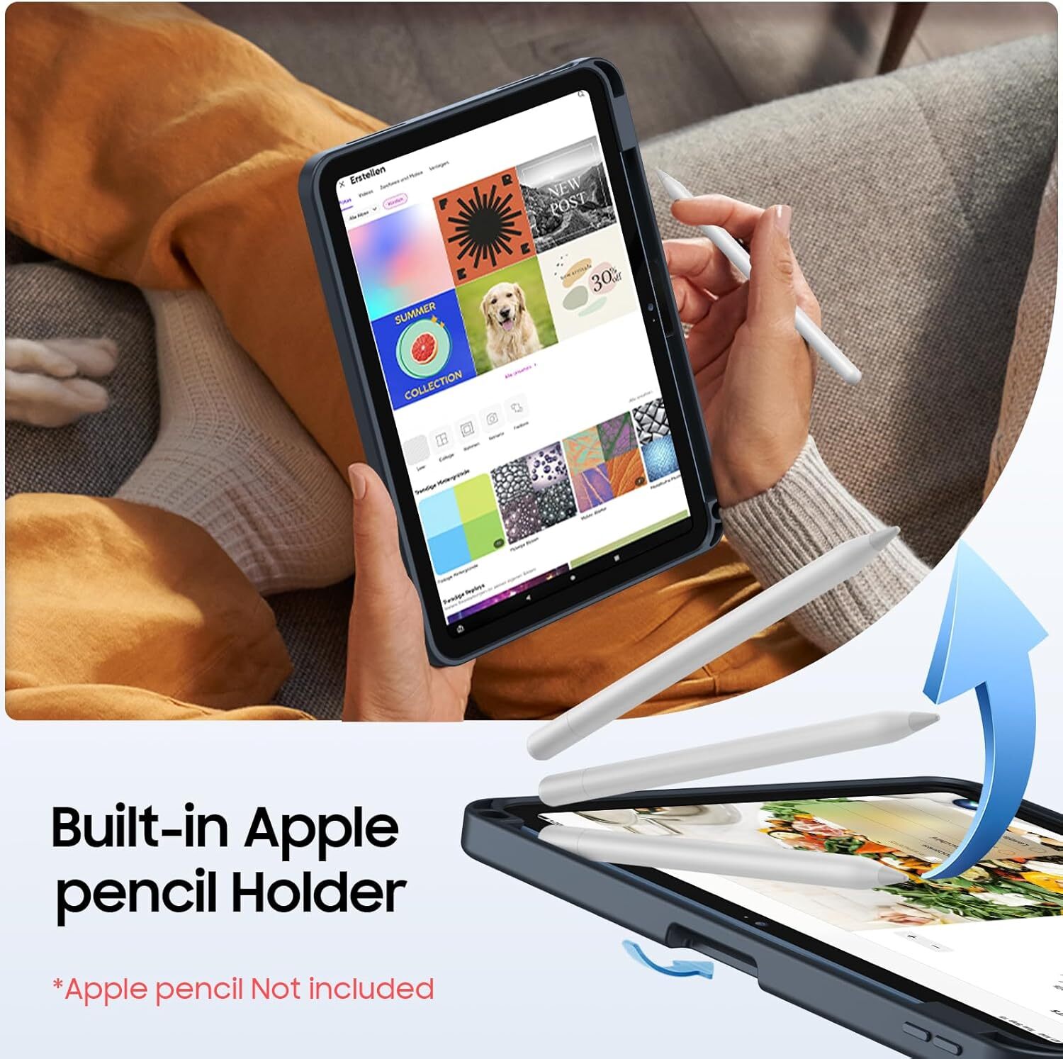 Shockproof Case for iPad (A16) 11th Generation 11 Inch (2025) Slim Frosted Cover