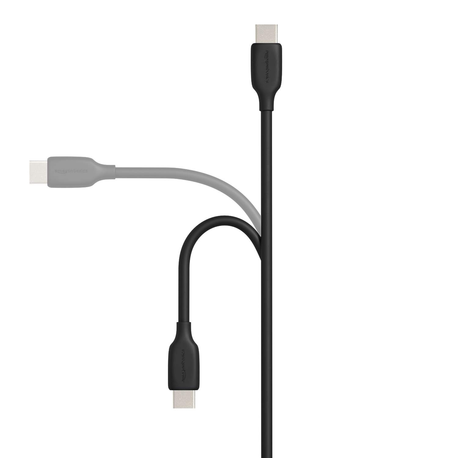 Amazon Basics USB-C to USB-A 2.0 Fast Charging Cable, 480Mbps 6-Foot, Black