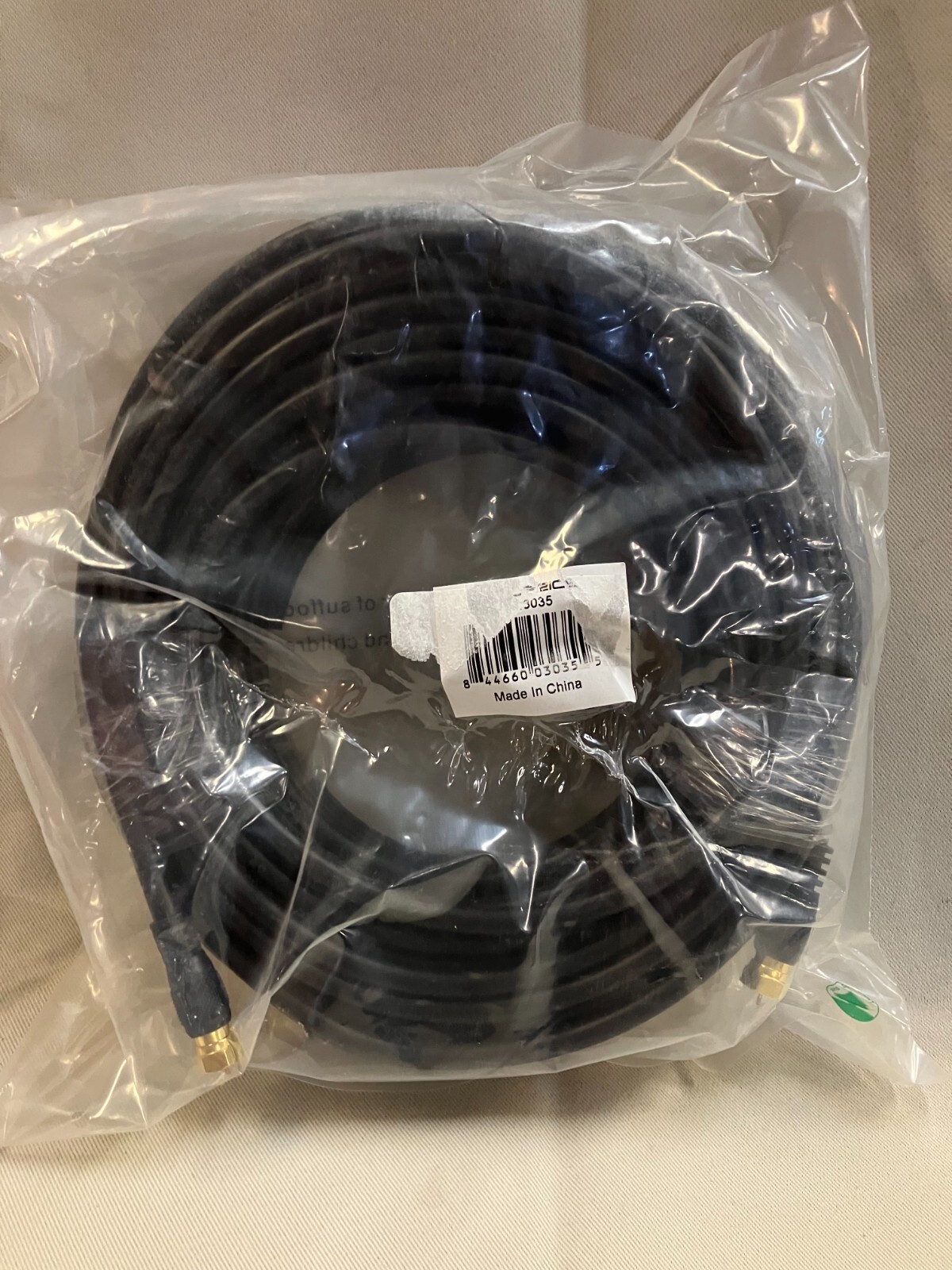 Monoprice 100ft RG6 (18AWG) 75Ohm, CL2 Coaxial Cable W/ F Type Connector – Black