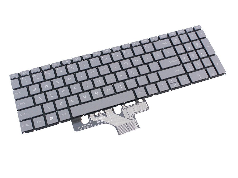 New for HP 15-fd0081wm 15-fd0083wm 15-fd0010nr 15-fd0357nr Backlit Keyboard Gray