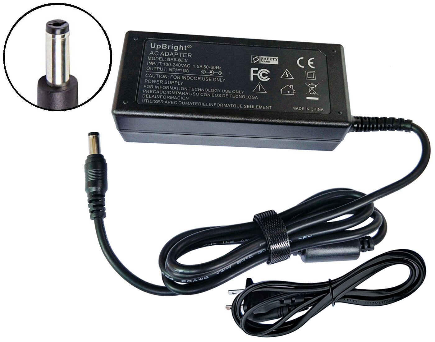 19V AC Adapter For Acer 20″ S201HL S202HL S200HQL LCD LED Monitor Power Charger