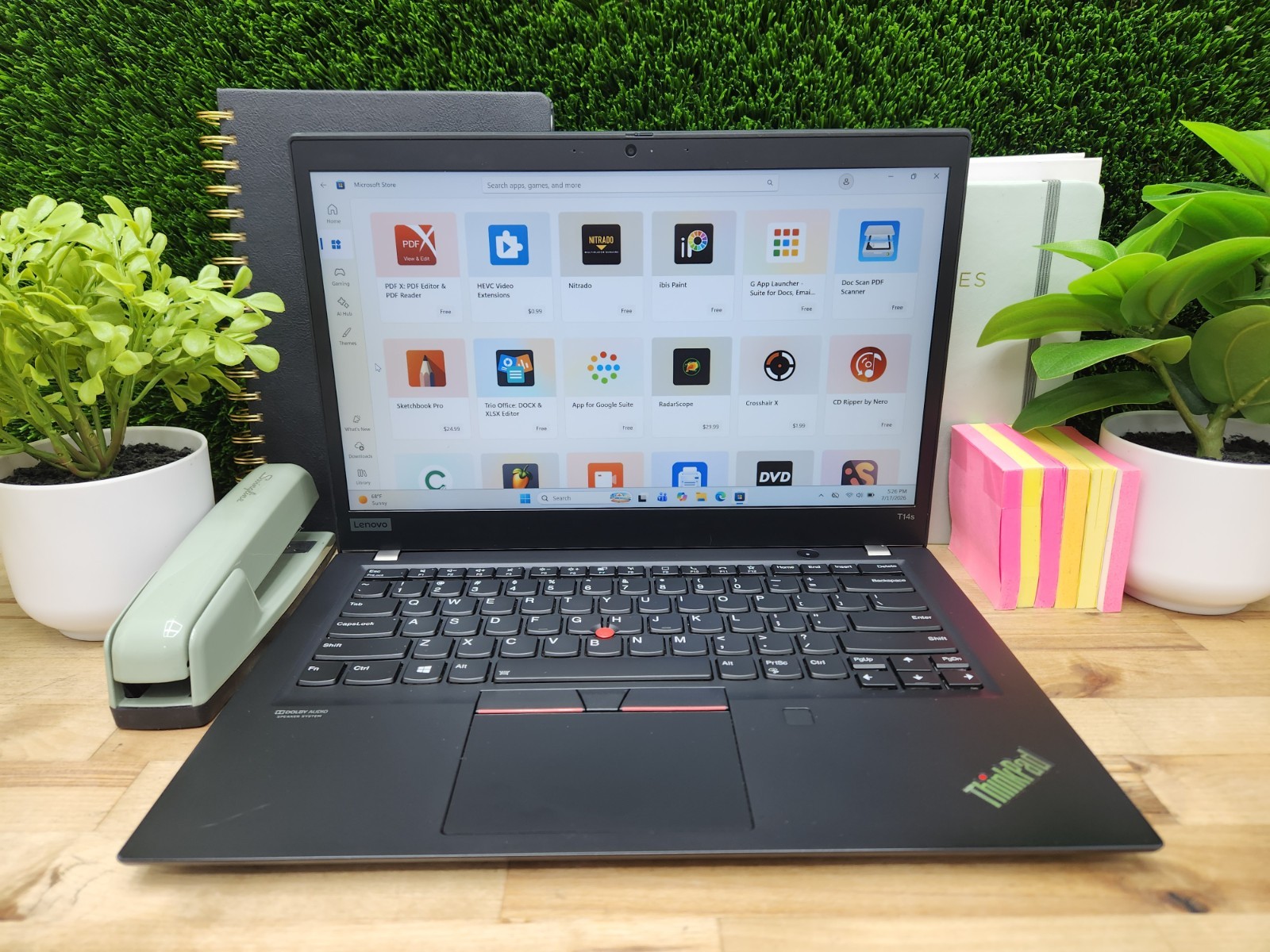 Lenovo ThinkPad T14s Gen 1 14″ FHD i7-10610U 16GB RAM 256GB SSD Windows 11 Pro ~