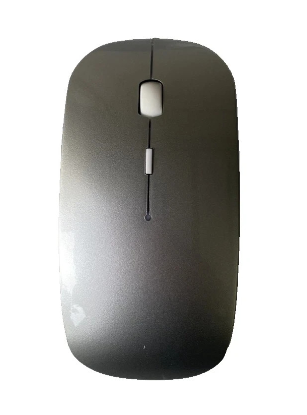 Slim Bluetooth Wireless Mouse, Silver – Topetech