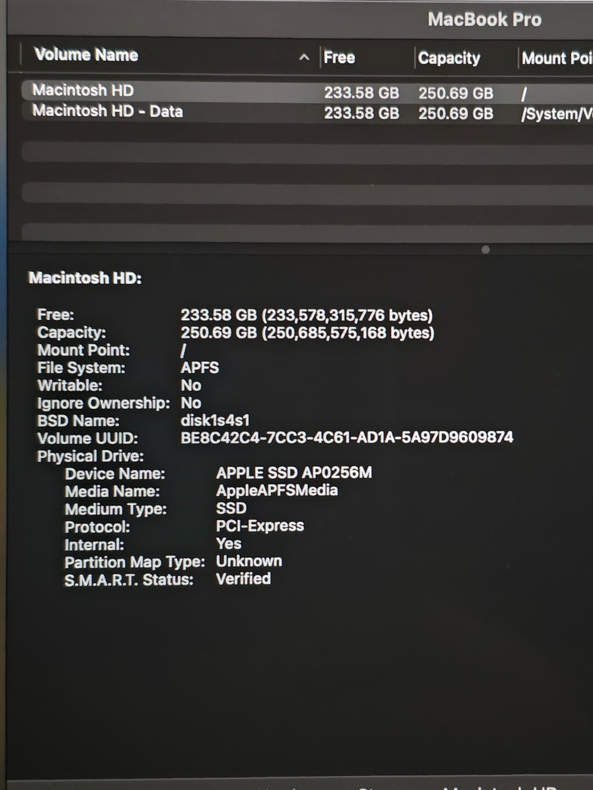 Apple MacBook Pro 15″ 2019 i7 2.6GHz 16GB 256GB SSD Radeon 555X A1990