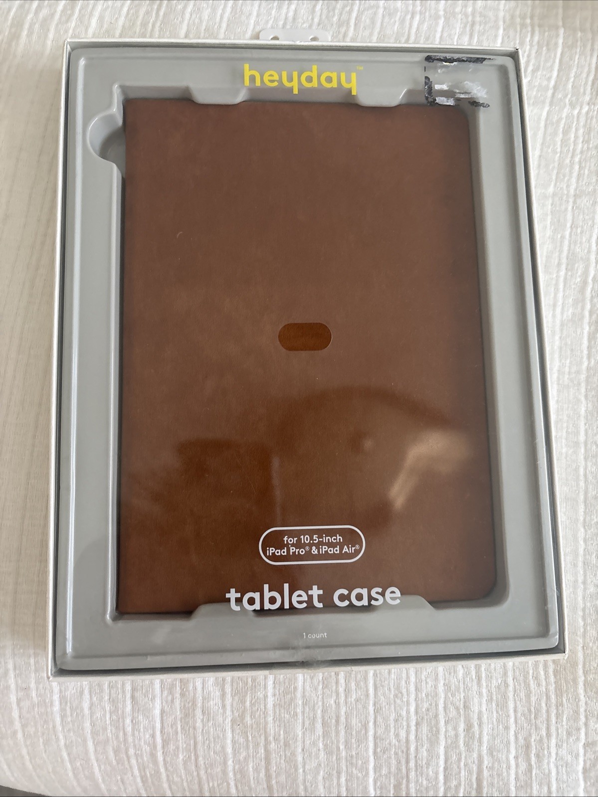 Heyday Faux Suede Case for Apple iPad 10.5” Pro / Air – Tan