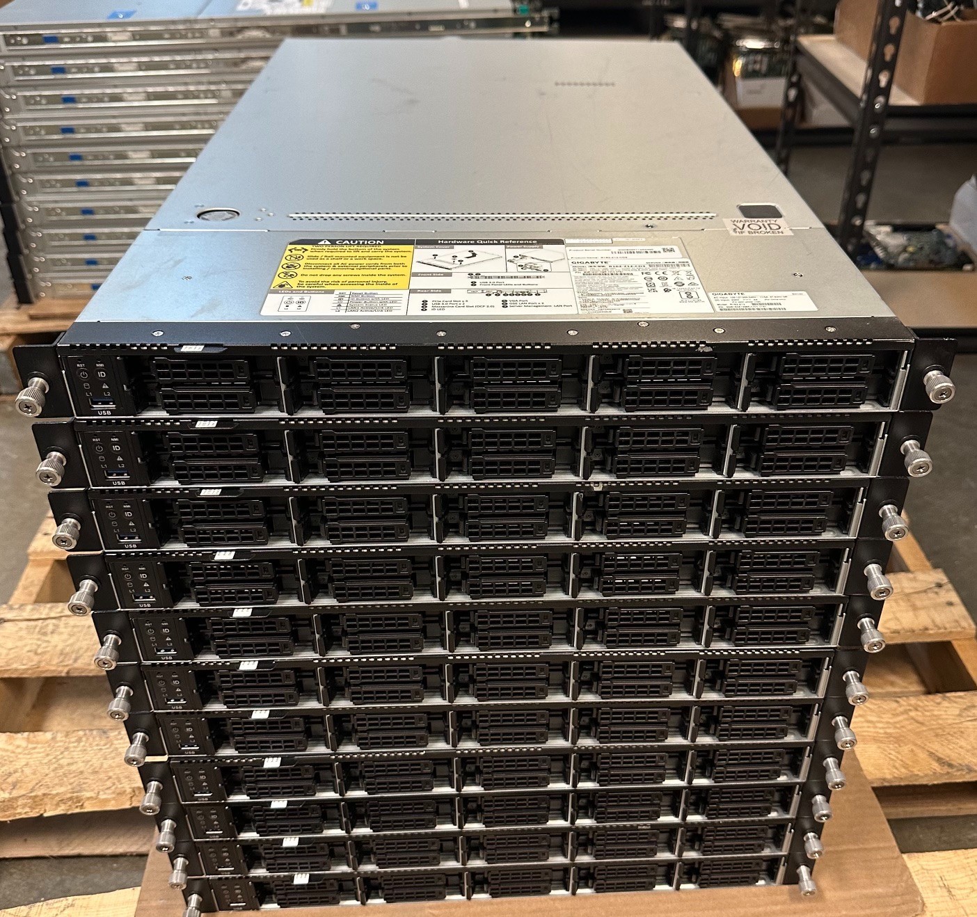 1U Gigabyte R162-Z10-CD AMD EPYC 7532 32GB DDR 4x NVMe M.2 Hosting VM AI Server