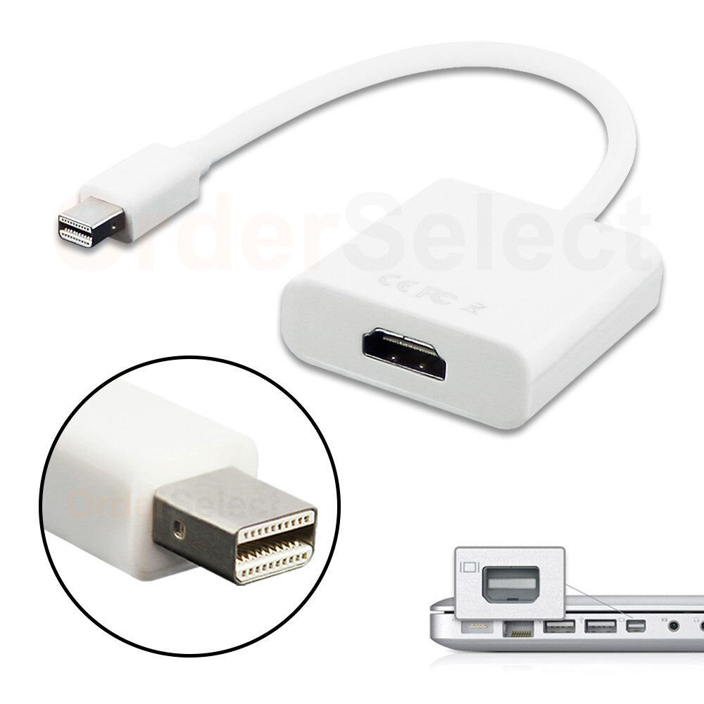 For Mac Pro MacBook DP Male to HDMI Female Cable Adapter Mini Display Port