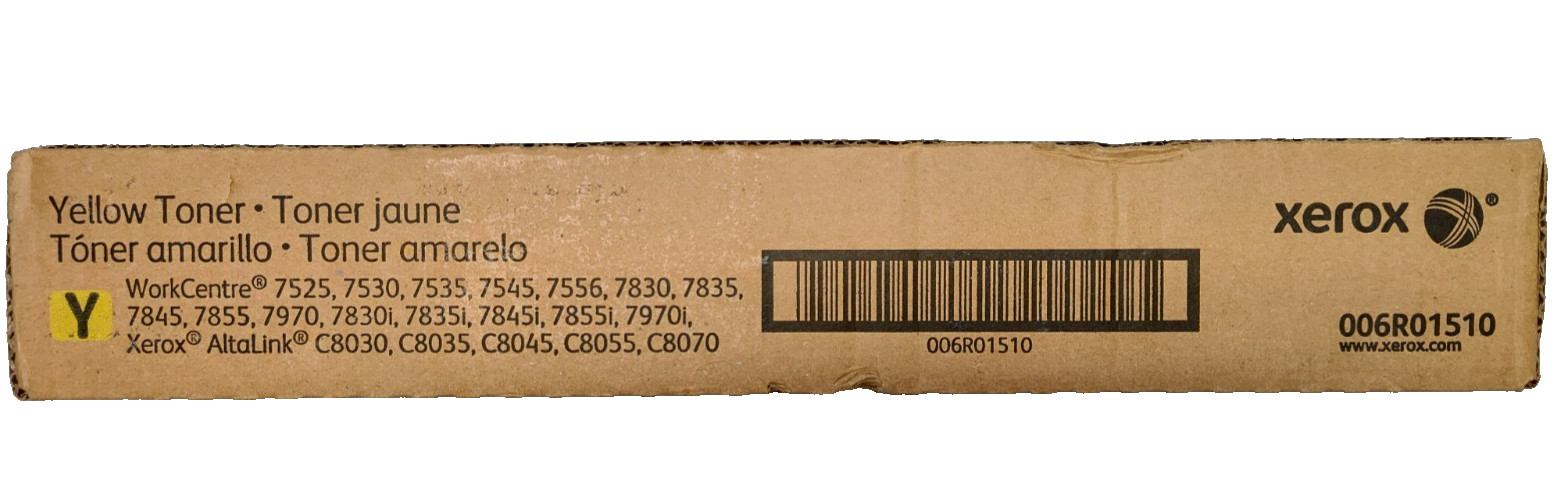 Xerox 006R01510 Yellow Laser Toner Cartridge for WorkCentre 7525 7556