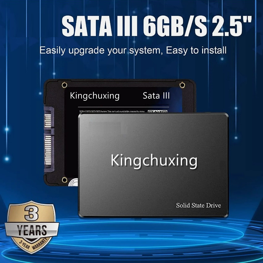 Kingchuxing 128GB SATA III SSD 2.5” 6Gb/s Internal Solid State Drive 530MB/s PC