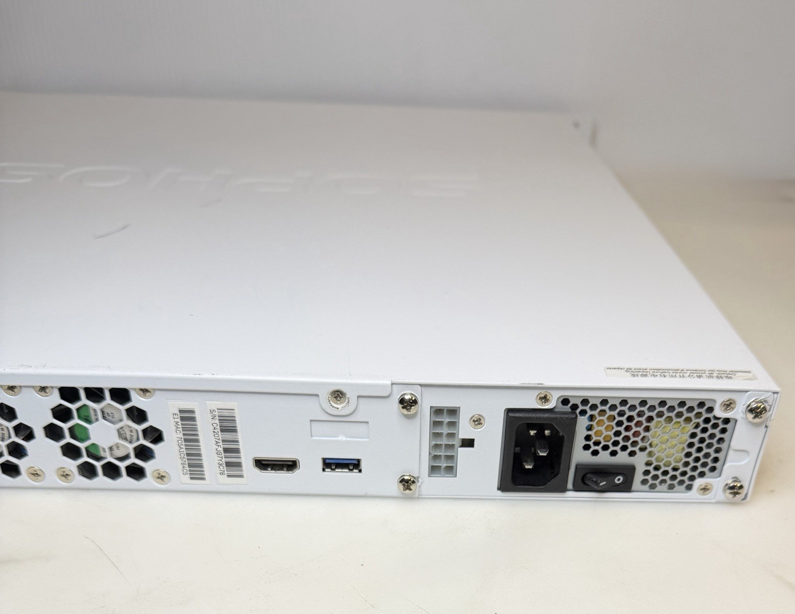 Sophos XG 430 Rev.2 Enterprise Firewall Security Appliance Rackmount XG430