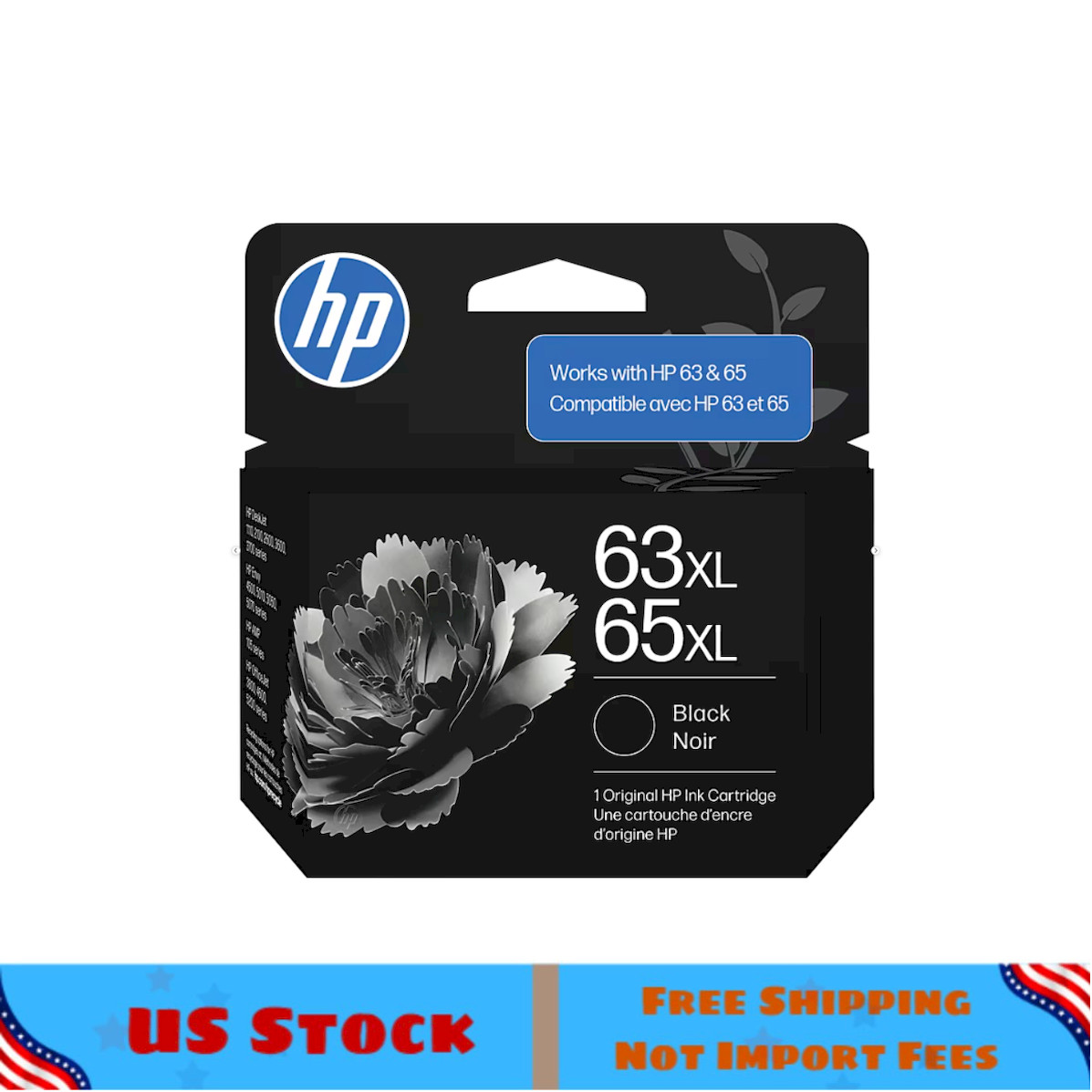HP 63XL / 65XL Black High Yield Ink Cartridge