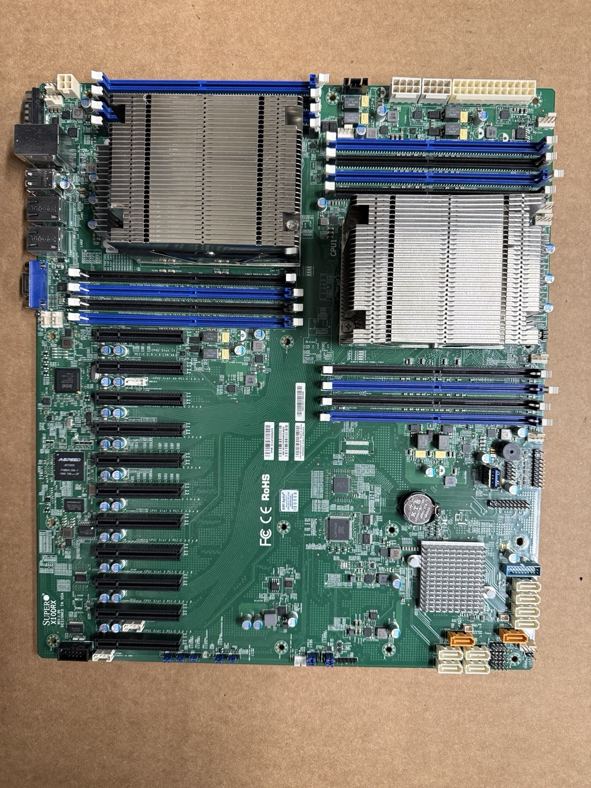 SuperMicro X10DRX Motherboard W/ Intel Xeon E5-2620 v3 @2.40GHz No RAM Included