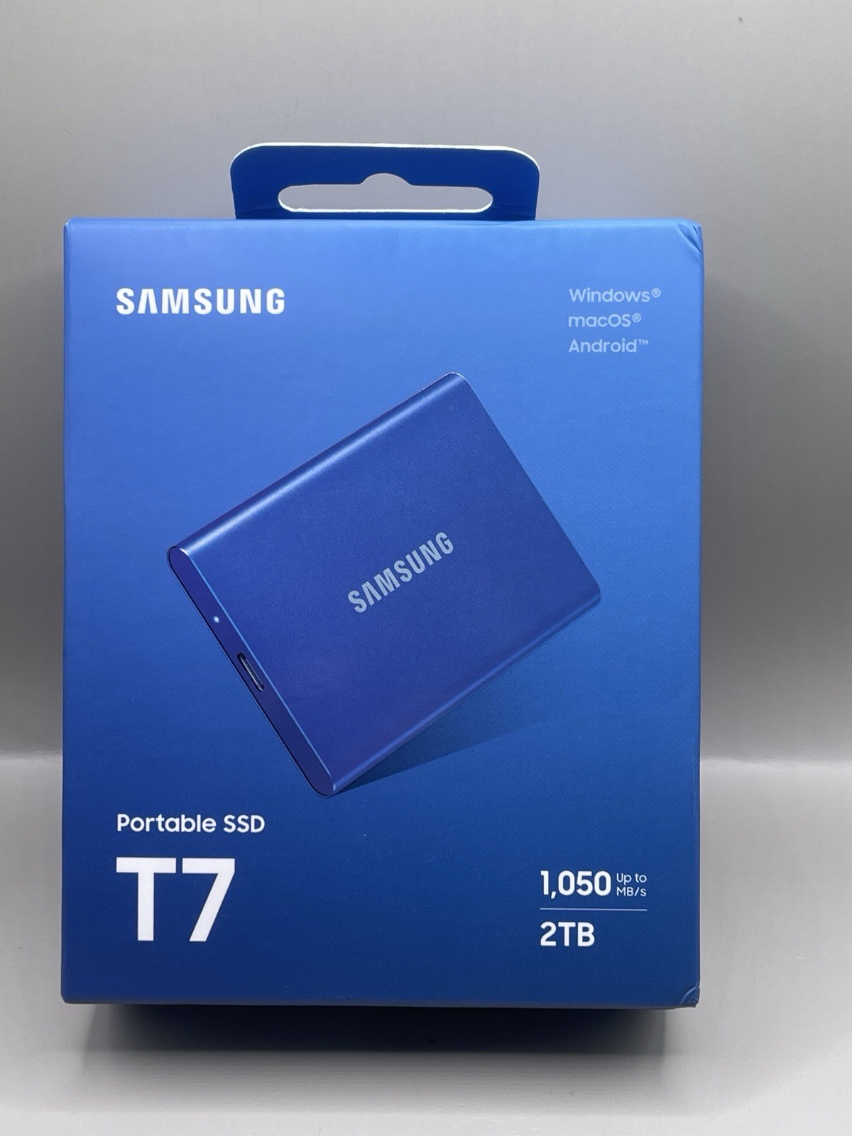 Brand New Samsung T7 Shield 2TB USB-C Portable External SSD – Blue BRAND NEW