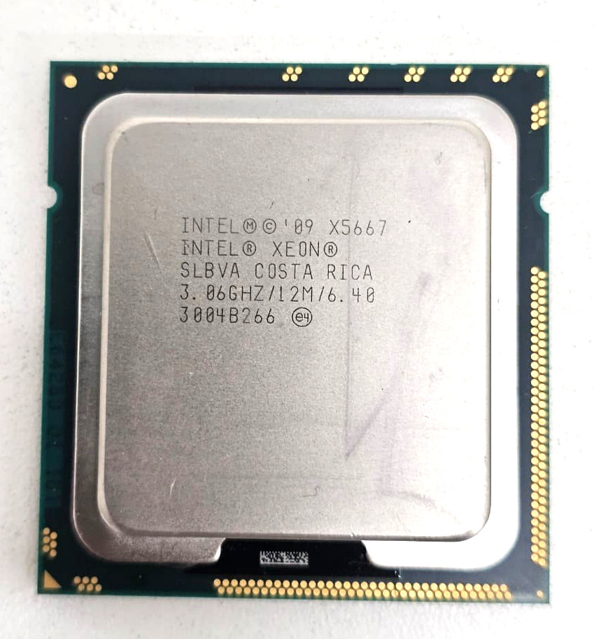 Intel Xeon X5667 Processor SLBVA COSTA RICA 09-3004B266 3.06GHz 12M/6.40 Tested.
