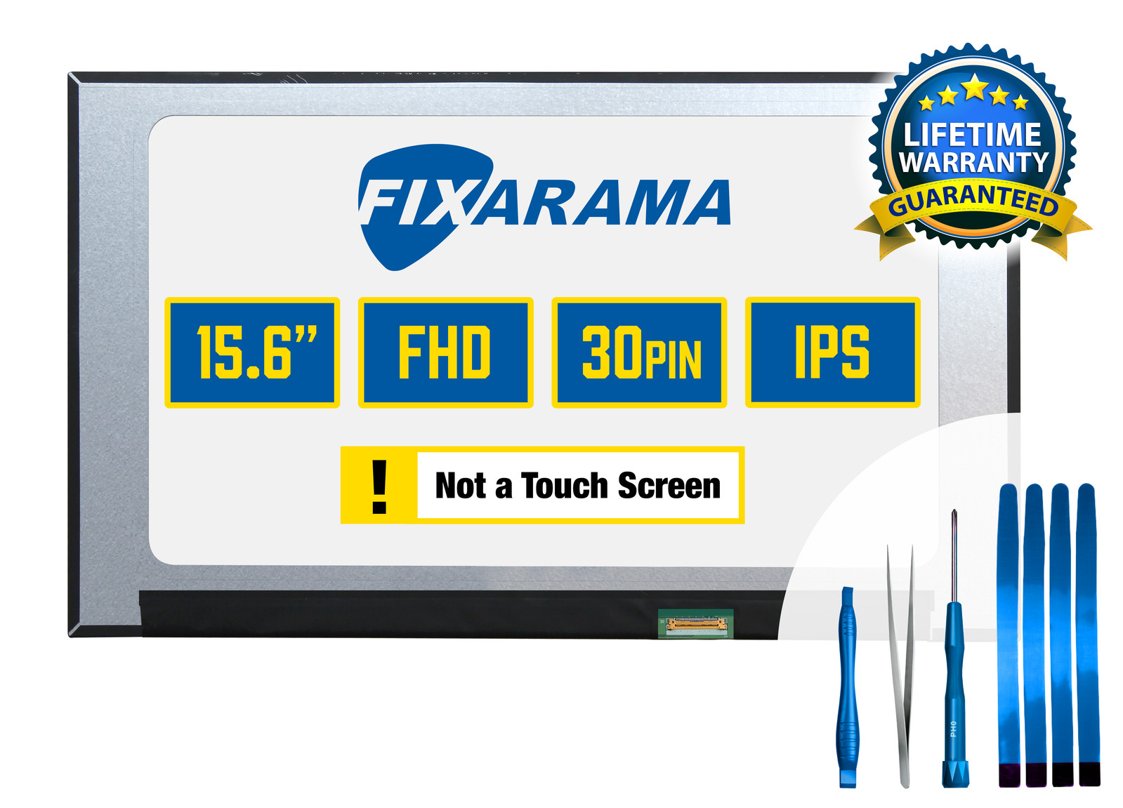 Dell Latitude 15 5520 P104F FHD 30pin IPS LCD Screen + Tools GRADE A+ FIXARAMA