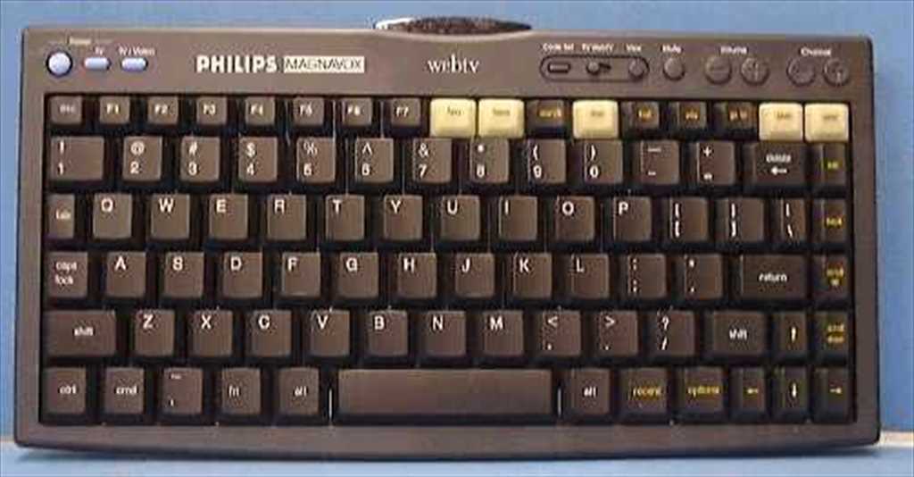 Philips/Magnavox Wireless keyboard for WebTV – AS IS MWK122BK