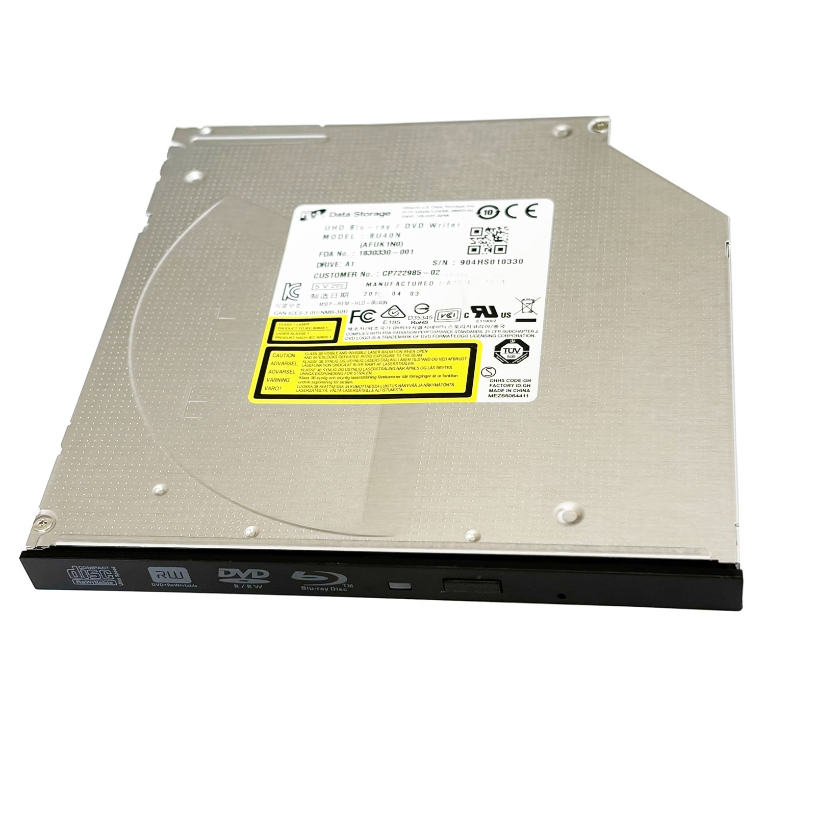 LG BU40N USB 3.0 Slim External Blu-ray Drive writer UHD 3D Player M-Disc Burner