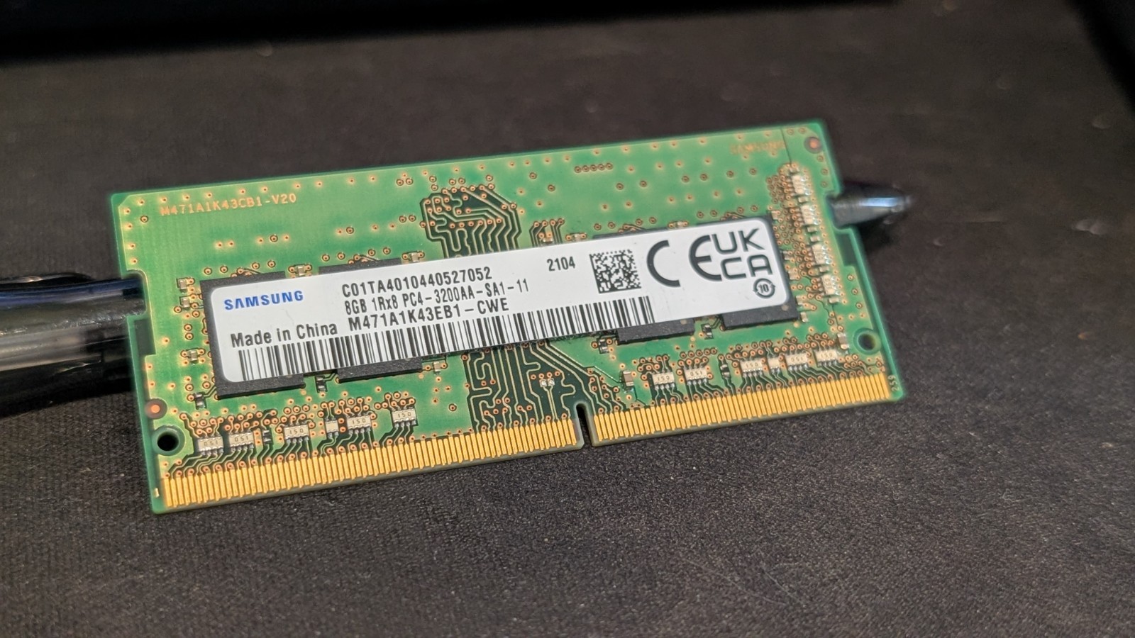 Samsung 8GB DDR4 3200MHz PC4-25600 SODIMM Laptop RAM M471A1K43DB1-CWE