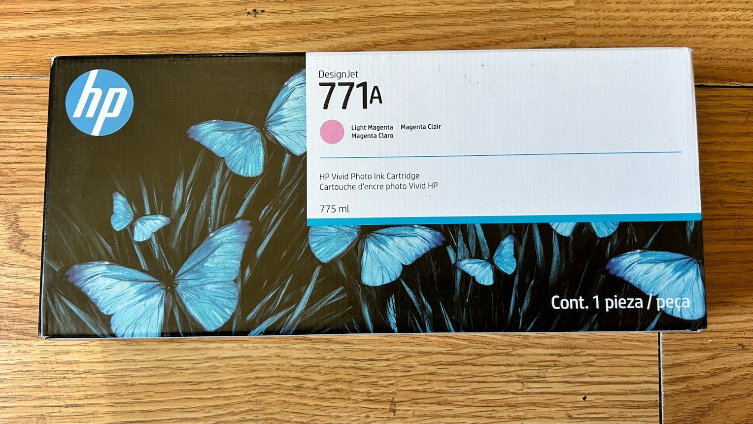 Genuine HP 771A Light Magenta Ink 775ml B6Y19A Z6200 Z6600 Z6610 Ex 2025 SEALED