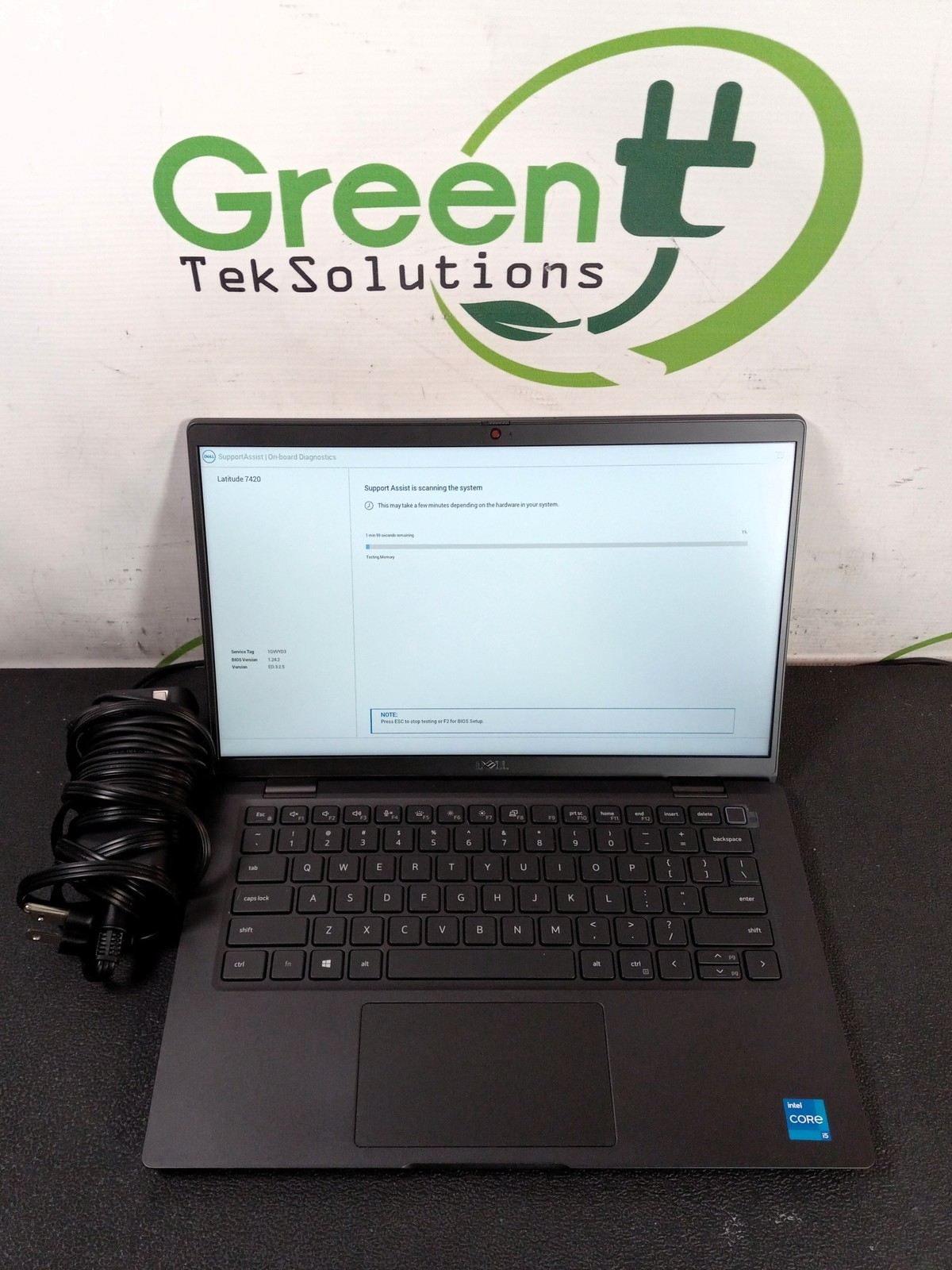 Dell Latitude 7420 14″ i5-1135G7 8GB 256GB FHD Laptop w Adapter Win11P READ