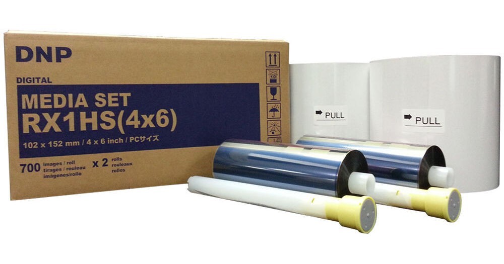 DNP 4 x 6″ Media Set for DS-RX1HS & RX1 Printers (2 Rolls)