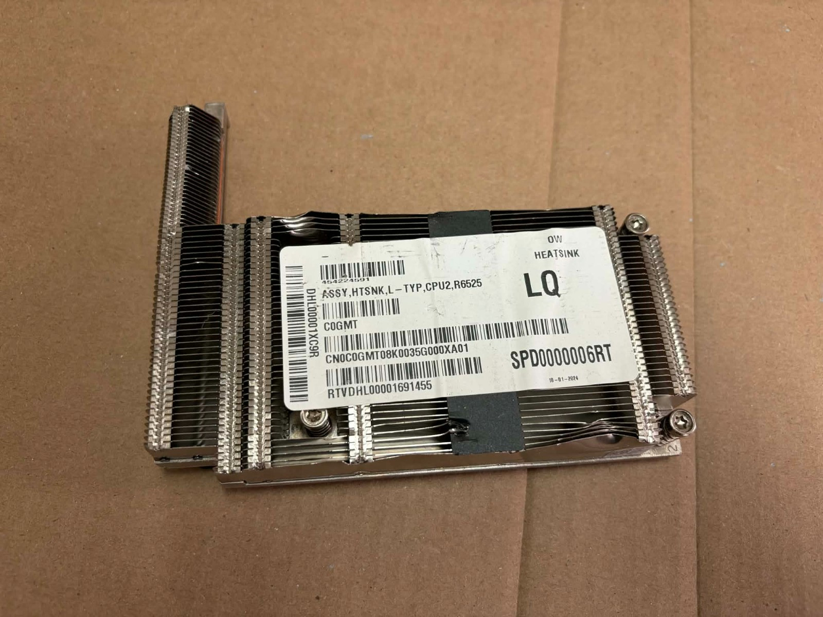 DELL EMC POWEREDGE R6525 R7525 SERVER CPU 2 PROCESSOR HEATSINK GPU C0GMT 532