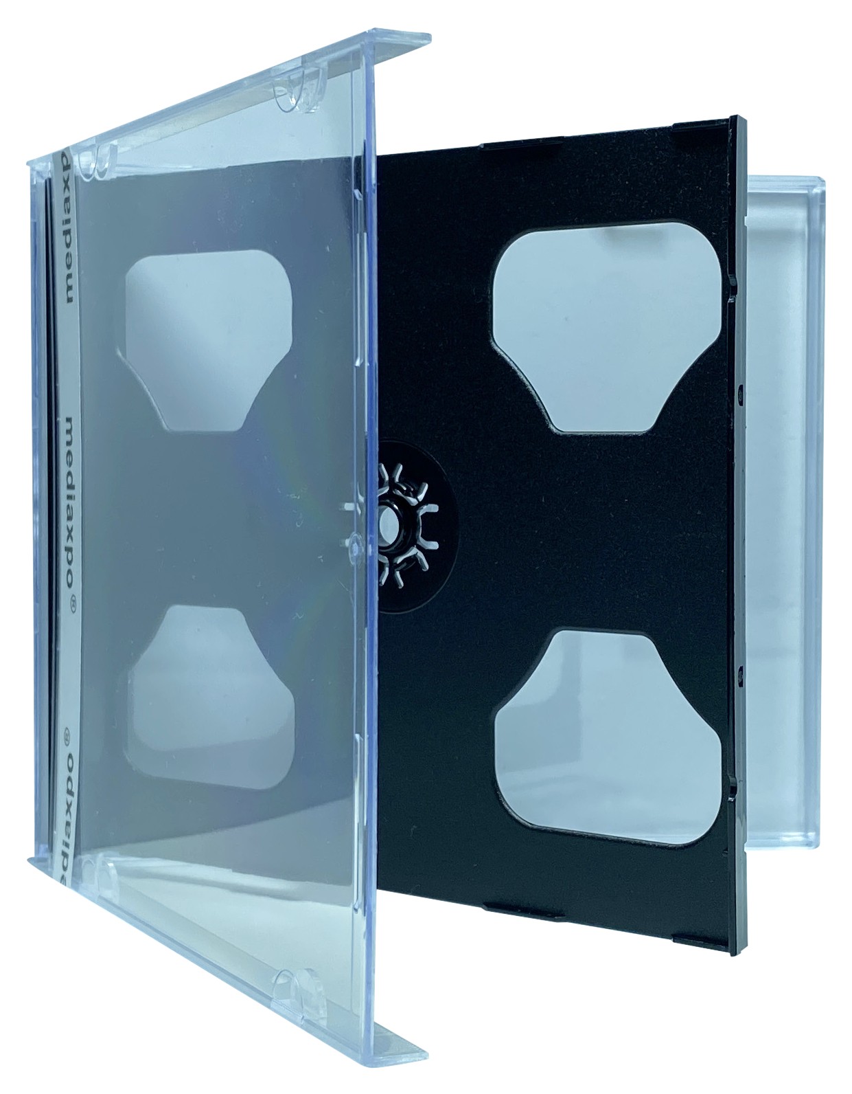 STANDARD Black Triple 3 Disc CD Jewel Case Lot