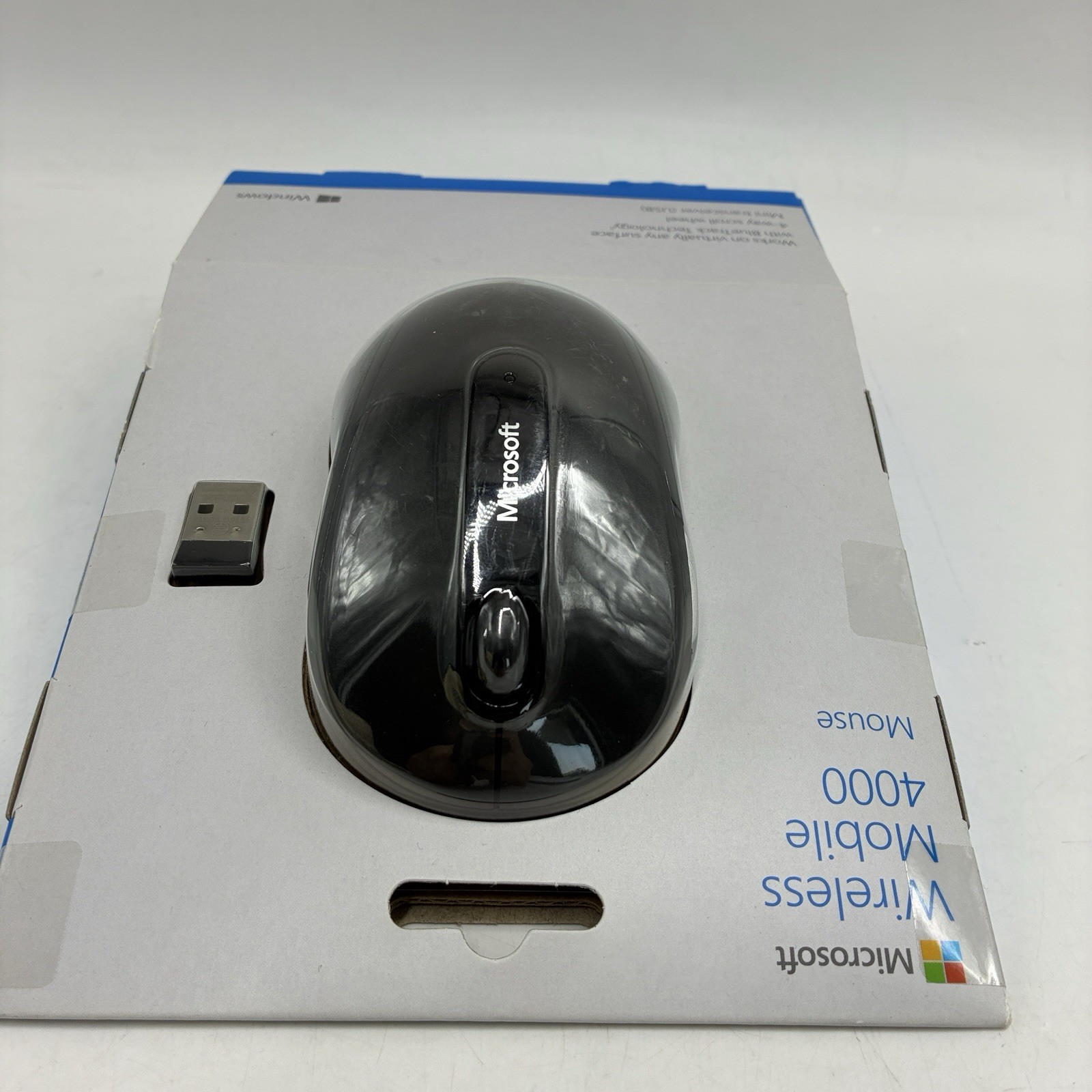 Microsoft Wireless BlueTrack Mobile Mouse 4000 NEW SEALED Black Model 1383