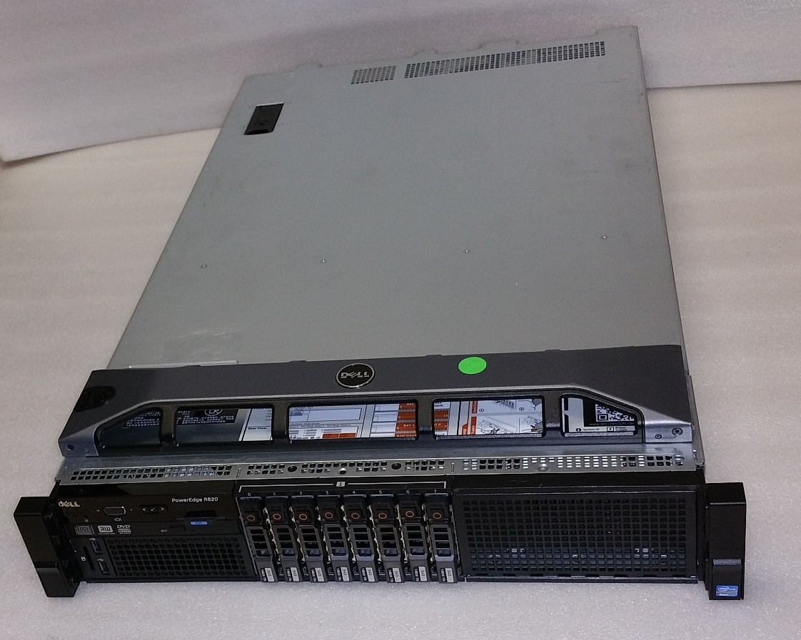 Dell Poweredge R820 Server 2x 8-Core E5-4650 2.76GHz, 64GB, 2x 600GB 10K, H310