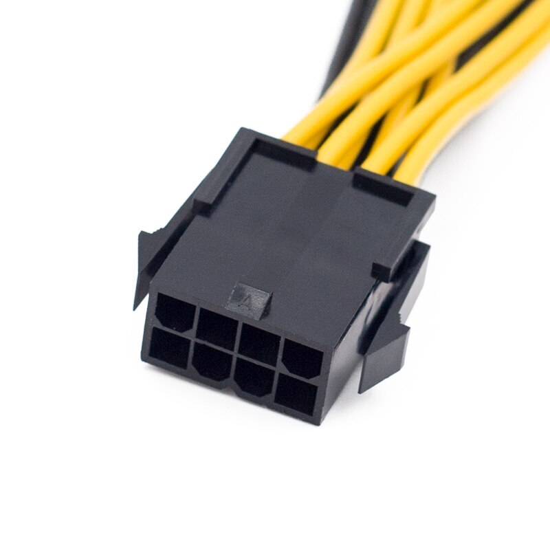 2pcs EPS CPU 12V DC 8Pin Female To Dual 8Pin (4+4)Pin EPS 12V Male