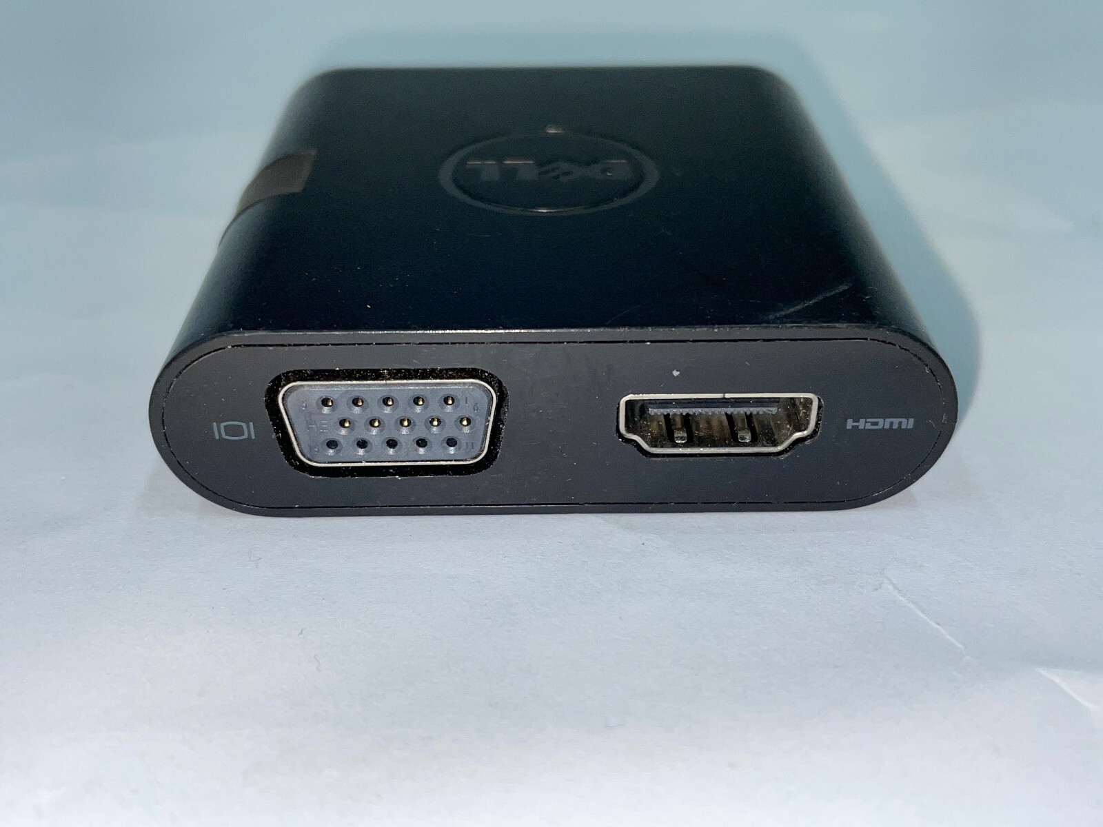 Dell DA200 Adapter USB-C to HDMI/VGA/Ethernet/USB 3.0. Used.