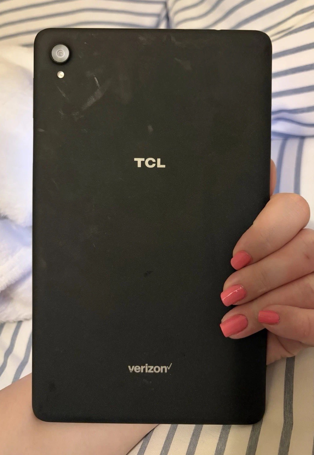 TCL 9048S Tablet Verizon Android 11 Wi-Fi Cellular 8” Portable Device Black