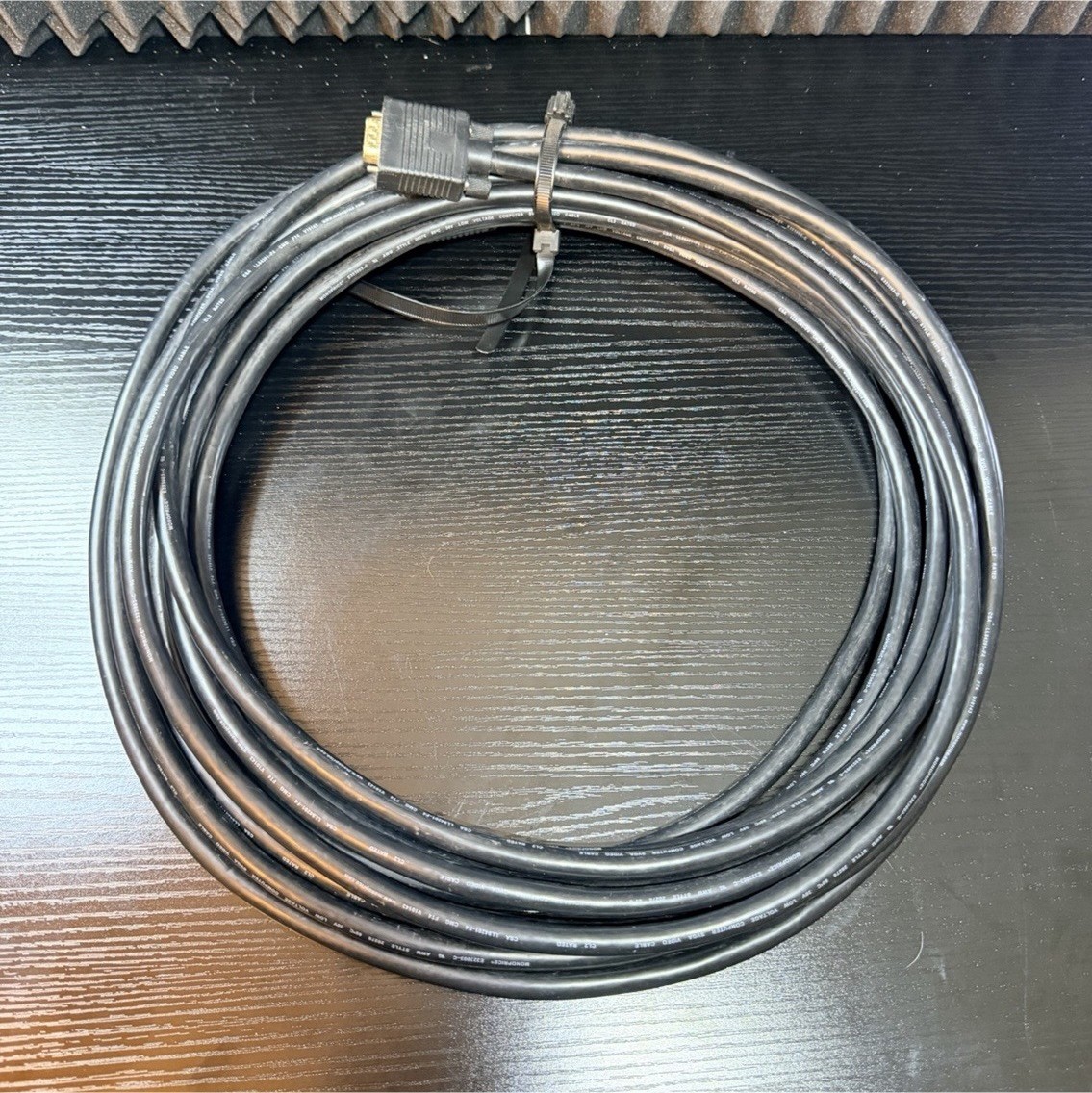 Monoprice VGA/SVGA Cable VGA D-Sub Male to Male Black Model 20276