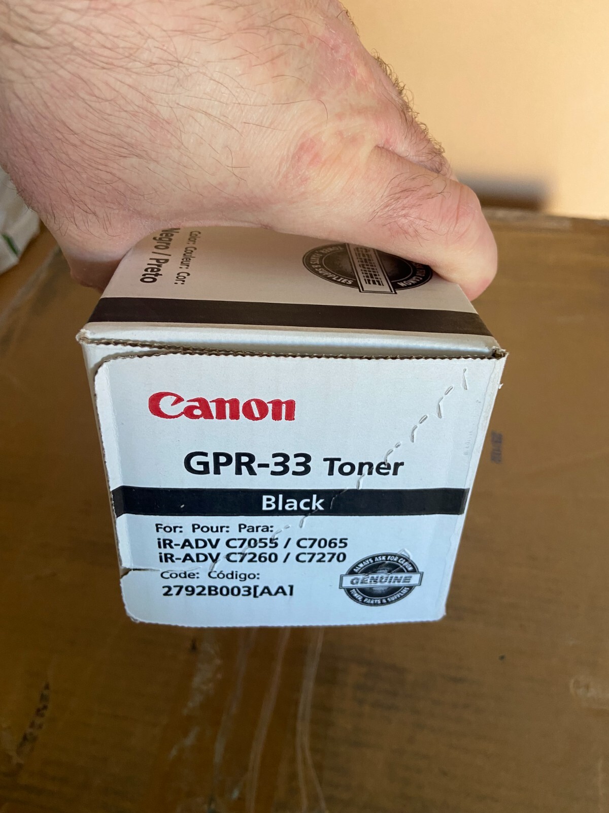 CANON GPR-33 GENUINE TONER CARTRIDGES NEW SELLING ALL COLORS