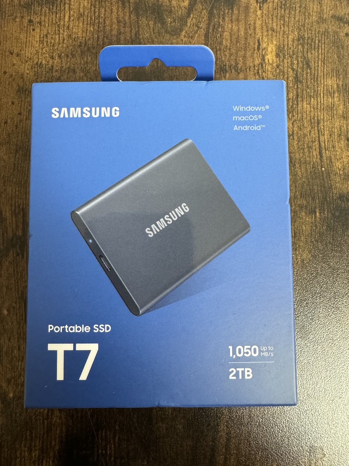 Samsung T7 2TB USB 3.2 Portable Solid State Drive – Titan Grey