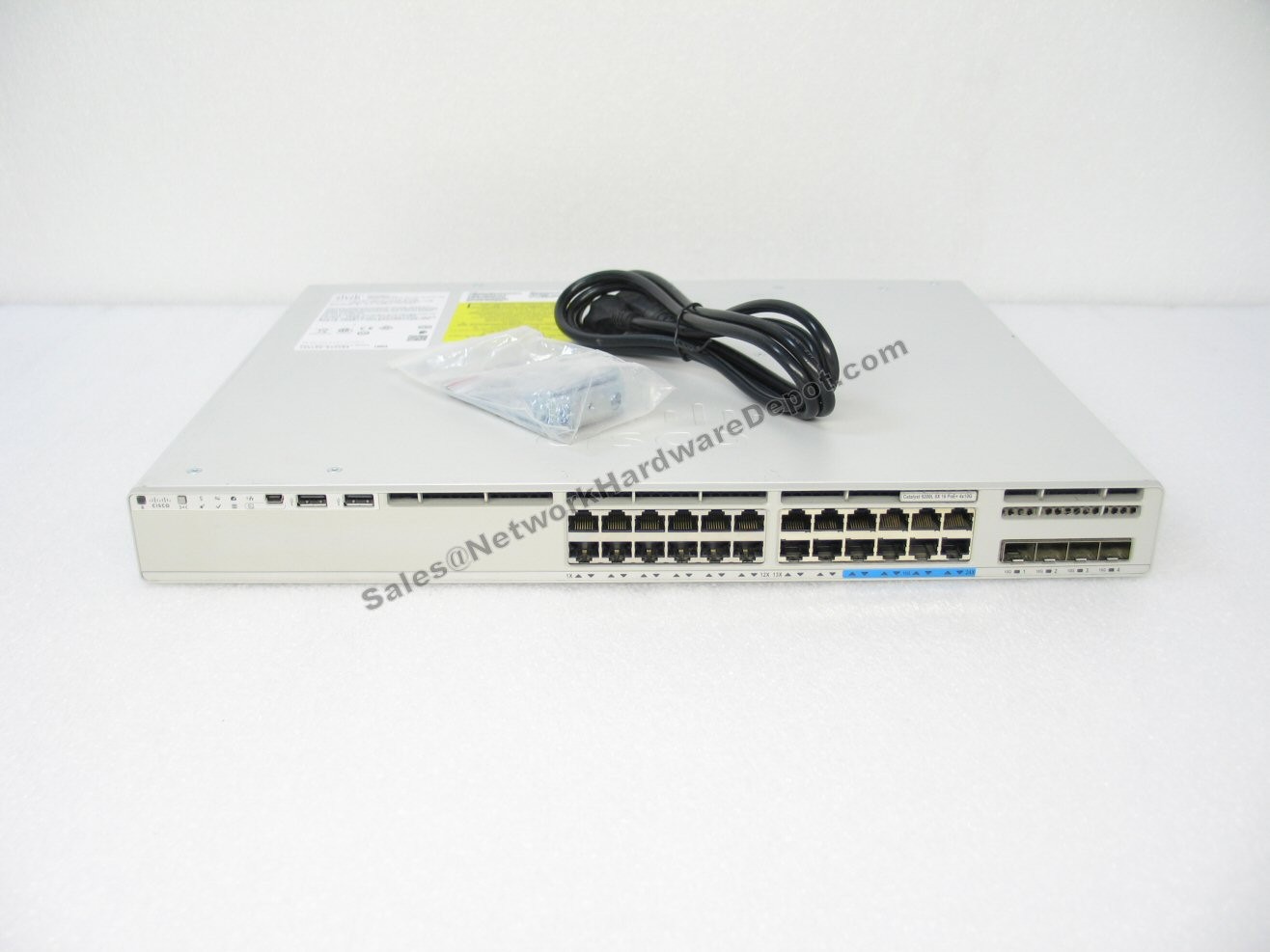 Cisco C9200L-24PXG-4X-A 24-Port PoE+ 6x mGig 10Gb SFP+ w/ PWR – 1 Year Warranty