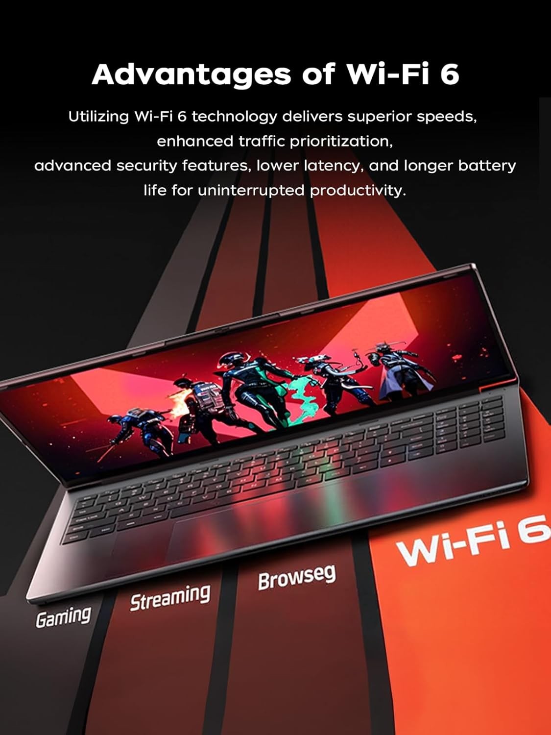 【90% New】aoc 16″ Game Laptop AMD R7 7735HS 16GB 512GB SSD WIFI Windows 11 PRO