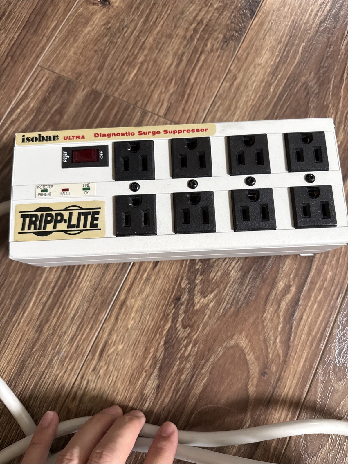 Tripp Lite ISOBAR825ULTRA 8 Outlet Isobar Surge Protector Metal 25FT Cord