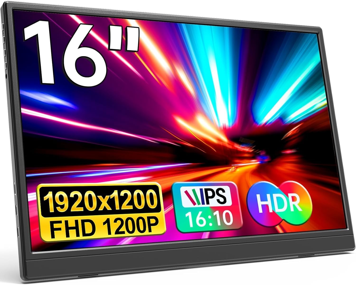 YPI Portable Monitor 16.0inch FHD 1920 * 1200P USB C *NEW SEALED DAMAGED BOX*