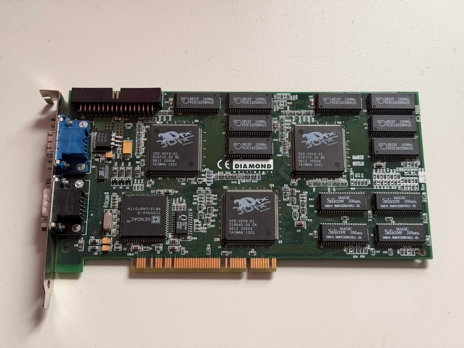 Diamond Monster 3D II PCI 12MB (3DFX Voodoo2) (UNTESTED, READ)