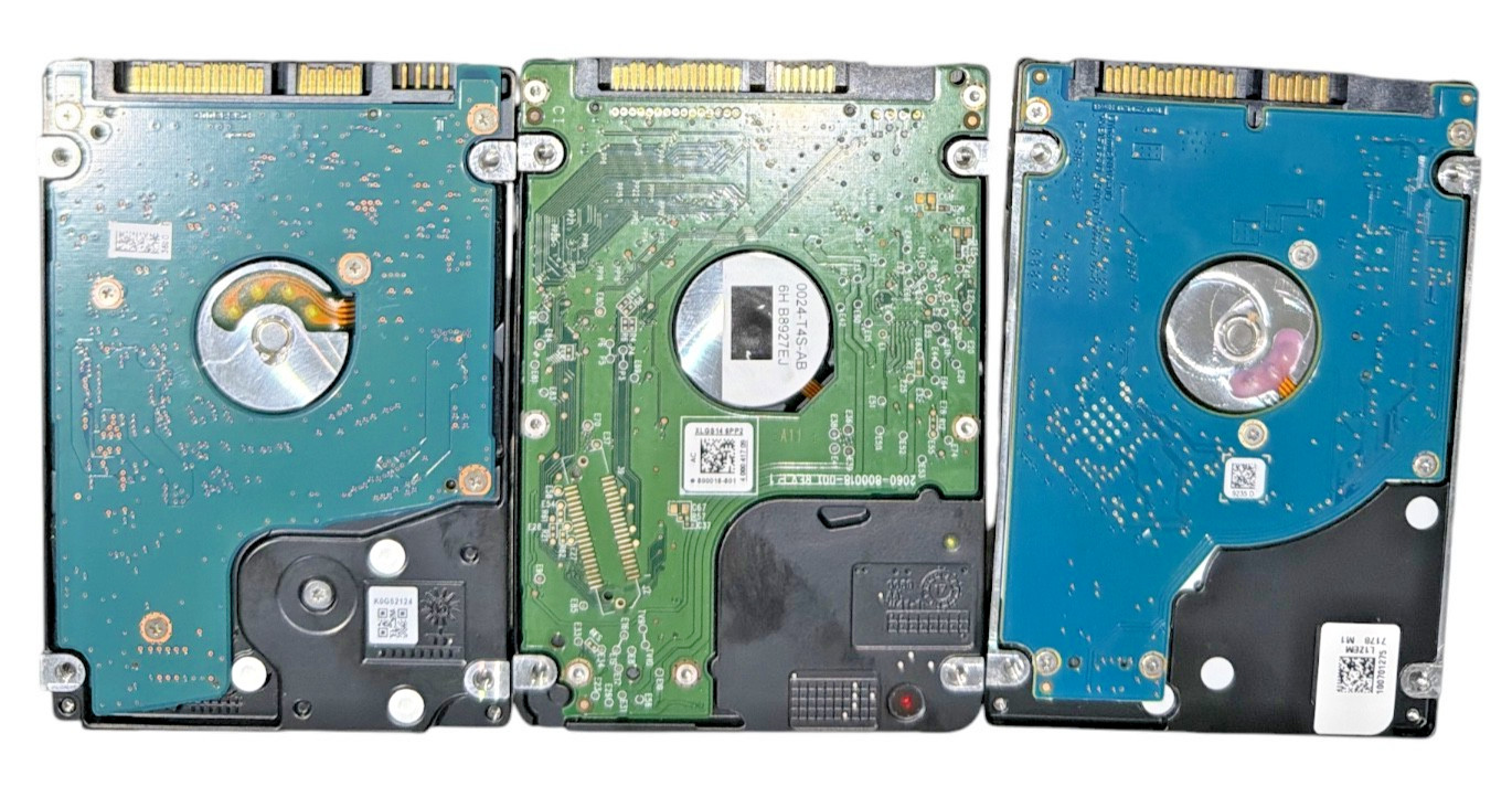 Lot of 3 HGST 750GB 7200RPM 2.5″ SATA HDD Wiped Tested CDI 100% Laptop